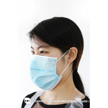 Masque facial non tissé jetable vendu 2016 chaud toutes les couleurs fabriquées en Chine